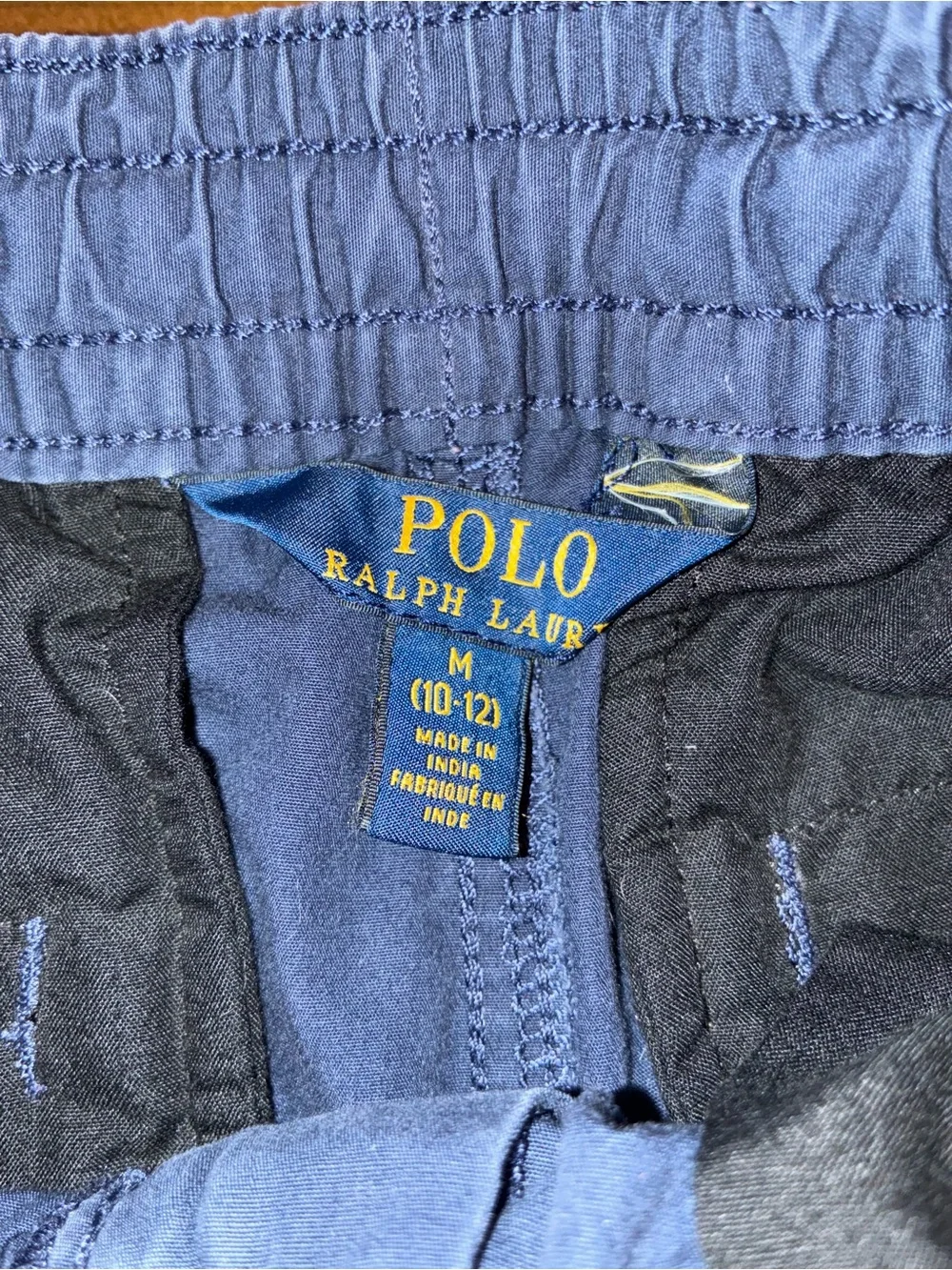 Ralph Lauren Navy Zip-Pocket Casual Pants jogger style